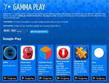 Tablet Screenshot of gammaplay.com